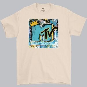 MTV Men's Graffiti Logo T-shirt ( Unisex )